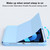 For iPad 10th Gen 10.9 2022 Rotatable Magnetic Detachable Leather Tablet Case with Pen Slot(Blue)