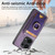 For Xiaomi Mi 11 Lite Retro Splitable Magnetic Stand Card Bag Leather Phone Case(Purple)