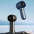 Outdoor Handheld Turbine Digital Display 100-Speed High-Speed Mini Fan, Color: Black