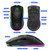 XUNSVFOX XYH80 Hollow Hole Rechargeable Wireless Gaming Mouse RGB Light Computer Office Mouse(Black)
