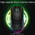 XUNSVFOX XYH80 Hollow Hole Rechargeable Wireless Gaming Mouse RGB Light Computer Office Mouse(Black)