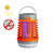 E-SMARTER W890-1 Solar LED Electric Shock Mosquito Light Outdoor USB Rechargeable Lighting Mosquito Trap(Orange)