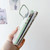 For iPhone 12/12 Pro J2 High Transparent MagSafe Magnetic Frame Holder Phone Case(White)