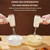 Wireless Mini Handheld Multi-Function Electric Stirring Mixer, Color: Double Stick Beige(5 Gear)