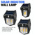 Outdoor Solar Light Tungsten Wall Light Waterproof Patio Sensor Night Lamp, Specification: 3-3LED