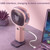 Handheld Portable Mini Multifunctional Fan With Phone Holder Function, Color: Yellow Green no Battery