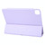 For iPad Pro 11 2024 Y-Shape Double-sided Clip Magnetic Smart Tablet Case(Purple)