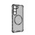 For Samsung Galaxy S23 5G Honeycomb Magnetic Ring Shockproof Phone Case(Black)