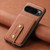 For Google Pixel 9 Pro Denior D14 NK Retro Pattern MagSafe Magnetic Card Holder Leather Phone Case(Brown)