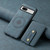 For Google Pixel 7a Denior D14 NK Retro Pattern MagSafe Magnetic Card Holder Leather Phone Case(Blue)