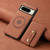 For Google Pixel 8 Pro Denior D14 NK Retro Pattern MagSafe Magnetic Card Holder Leather Phone Case(Brown)