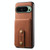 For Google Pixel 9 Denior D14 NK Retro Pattern MagSafe Magnetic Card Holder Leather Phone Case(Brown)
