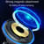 Car Magnetic Wireless Charging Cell Phone Holder With Ambient Light, Style: Colorful Light