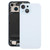 For iPhone 15 Battery Back Cover with Camera Lens Cover + MagSafe Magnet(Blue)