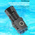 3LED Strong Light TYPE-C Charging Convenient Mini Multi-Function Flashlight(With USB Cable No Battery)
