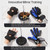 Intelligent Robot Split Finger Training Rehabilitation Glove Equipment With UK Plug Adapter, Size: L(Orange Right Hand)