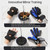 Intelligent Robot Split Finger Training Rehabilitation Glove Equipment With UK Plug Adapter, Size: S(Blue Right Hand)