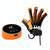 Intelligent Robot Split Finger Training Rehabilitation Glove Equipment With US Plug Adapter, Size: XL(Orange Left Hand)