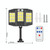 E-SMARTER W796-1 Solar Induction Courtyard Wall Light Smart Outdoor Lamp With Remote Control