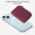 HS-005 MagSafe Magnetic Zipper Card Bag Mobile Phone Back Sticker(Wine Red)