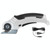 Electrical Scissors Handheld Clothing Fabric Leather Tailoring Shears Small Carpet Cutter(Gray)