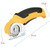 Electrical Scissors Handheld Clothing Fabric Leather Tailoring Shears Small Carpet Cutter(Yellow)