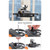For DJI Avata 2 Sunnylife Action Camera Holder Mount Drone Light Bracket Lamp (Black)
