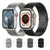 For Apple Watch Series 9 45mm Magnetic Buckle Titanium Alloy Watch Band(Silver)