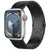 For Apple Watch SE 2023 44mm Magnetic Buckle Titanium Alloy Watch Band(Black)