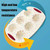 GW20035 DIY Candy Color Cartoon Silicone Cake Toast Ice Tray Mold, Specification: 12 Inch Round