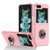 For Samsung Galaxy Z Flip6 5G Armor Ring Holder Phone Case(Pink)