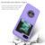 For Samsung Galaxy Z Flip6 5G Armor Ring Holder Phone Case(Purple)