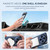 For vivo X100s Magsafe Hidden Fold Holder Full Coverage Shockproof Phone Case(Black)