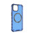 For iPhone 15 Plus Honeycomb Magnetic Ring Shockproof Phone Case(Blue)