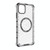 For iPhone 11 Pro Honeycomb Magnetic Ring Shockproof Phone Case(White)