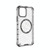 For iPhone 12 / 12 Pro Honeycomb Magnetic Ring Shockproof Phone Case(White)