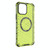 For iPhone 13 Pro Max Honeycomb Magnetic Ring Shockproof Phone Case(Green)