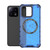 For Xiaomi 13 Honeycomb Magnetic Ring Shockproof Phone Case(Blue)