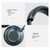 VJ364 ANC Active Noise Reduction Head-mounted Wireless Bluetooth Gaming Earphone(Silver Brown)