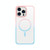 For iPhone 15 Pro Max Colorful MagSafe PC + TPU Phone Case(Pink Blue)