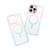 For iPhone 15 Pro Max Colorful MagSafe PC + TPU Phone Case(Pink Blue)