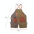 Denim Apron Barber Milk Tea Shop Waiter Overalls(Grey-green Hook Strap)