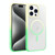 For iPhone 15 Pro Colorful MagSafe PC + TPU Phone Case(Fruit Green)