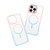 For iPhone 14 / 13 Colorful MagSafe PC + TPU Phone Case(Pink Blue)