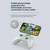 Z03 Wireless Bluetooth Game Controller For Switch / IOS / Android / PC / PS3 / PS4, Spec: White+Bracket