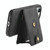 For iPhone 12 Pro Max Denior D14 NK Retro Pattern MagSafe Magnetic Card Holder Leather Phone Case(Black)