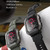 C20Plus 1.81-inch Health Monitoring Waterproof Bluetooth Call Smart Watch, Color: Black