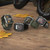 C20Plus 1.81-inch Health Monitoring Waterproof Bluetooth Call Smart Watch, Color: Black Leather