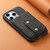 For iPhone 15 Pro Max Denior D14 NK Retro Pattern MagSafe Magnetic Card Holder Leather Phone Case(Black)