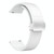 22mm Magnetic Silver Buckle Silicone Leather Watch Band(White) 22mm Magnetic Silver Buckle Silicone Leather Watch Band(White)